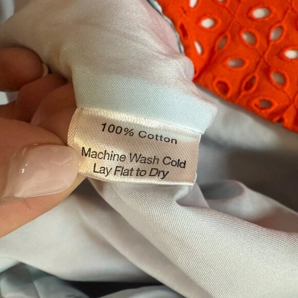 Never A Wallflower Amy Shorts Womens Eyelet Orange Size L Cotton (bin Y117) - Picture 7 of 9